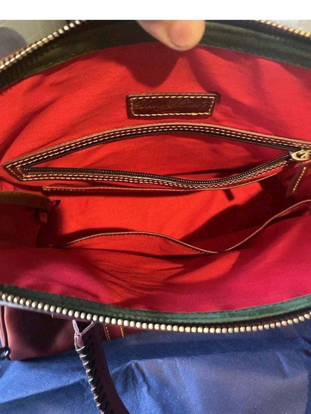 bordrauxdooney and bourke dome buckle satchel large size